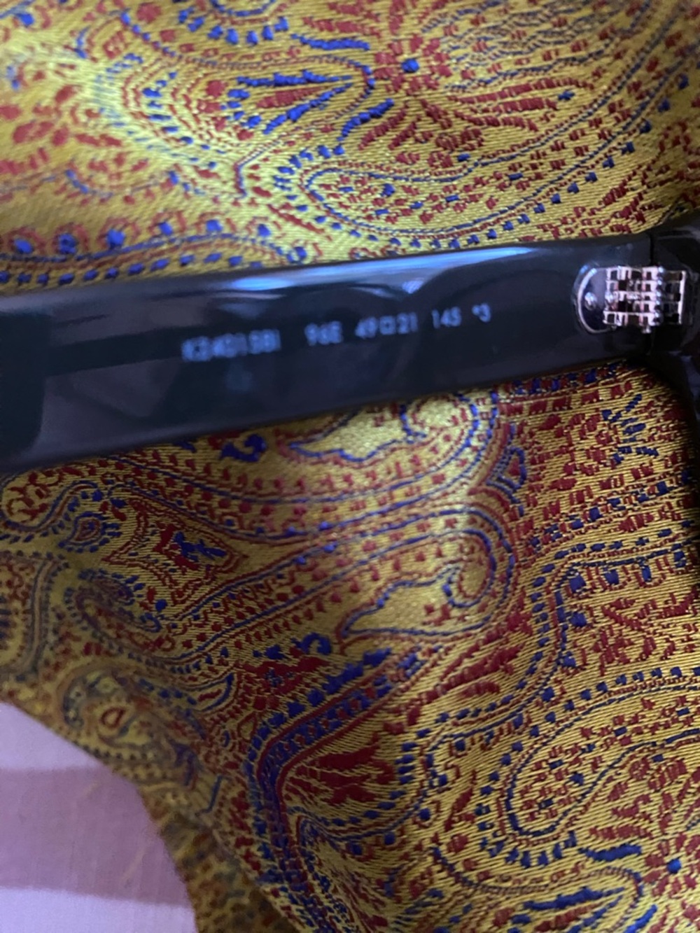 Kenzo Black Sunglasses Arm with Logo - Picture 5 of 5